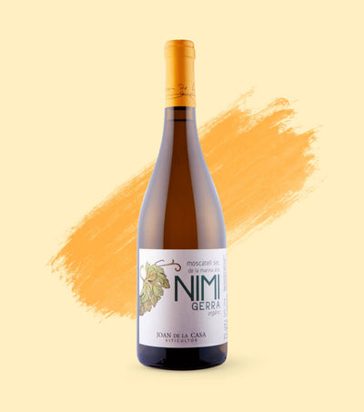 Nimi Gerra, Joan de la Casa, Muscat of Alexandria, Muskat, Moscatel, Keine sulfite zugesetzt Ohne Schwefel Orange Wein Naturwein
